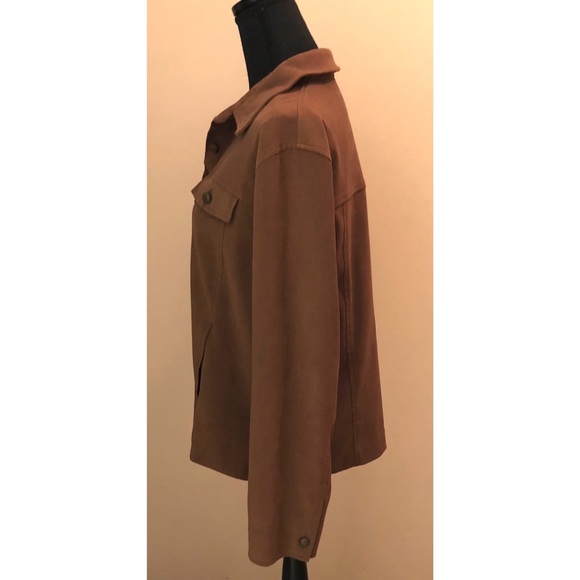 Brown Button Down Vintage NORTON PETITE MCNAUGHTON - Picture 5 of 8